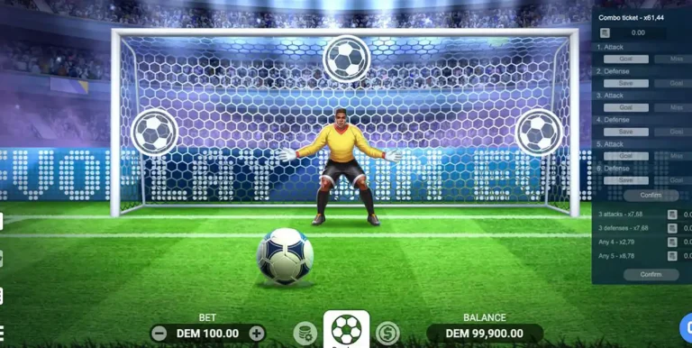 Penalty Challenge em Jogos na Internet